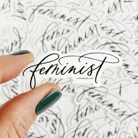 Feminist Vinyl Sticker