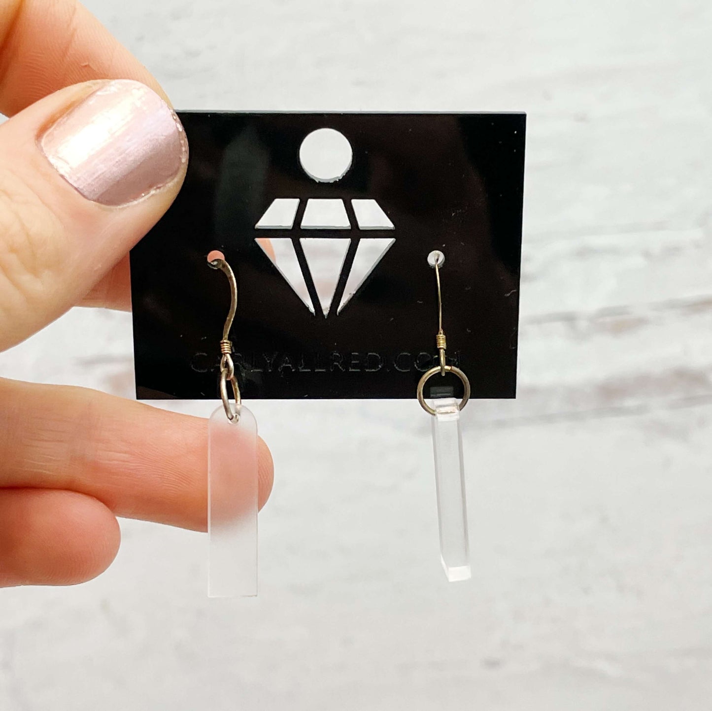 Lightweight Laser Cut Earrings - Arch