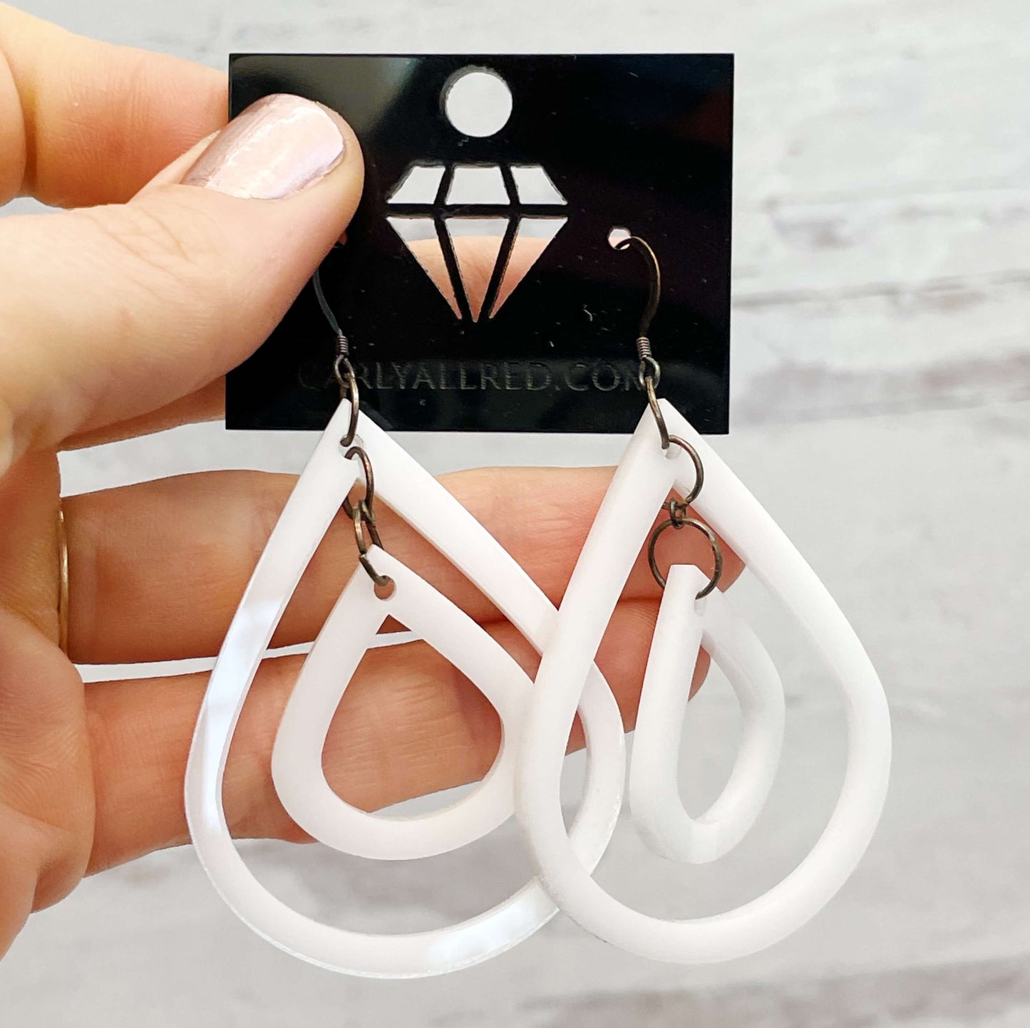 Lightweight Laser Cut Earrings - Chandelier