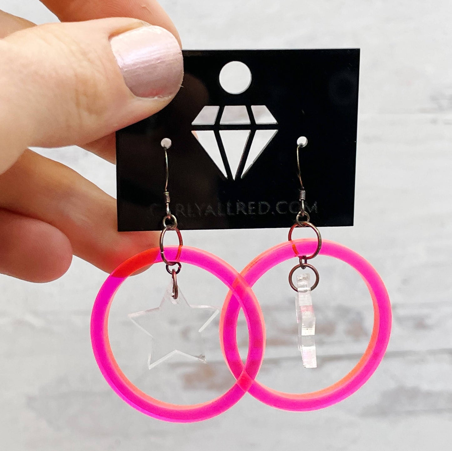 Lightweight Laser Cut Earrings - Chandelier