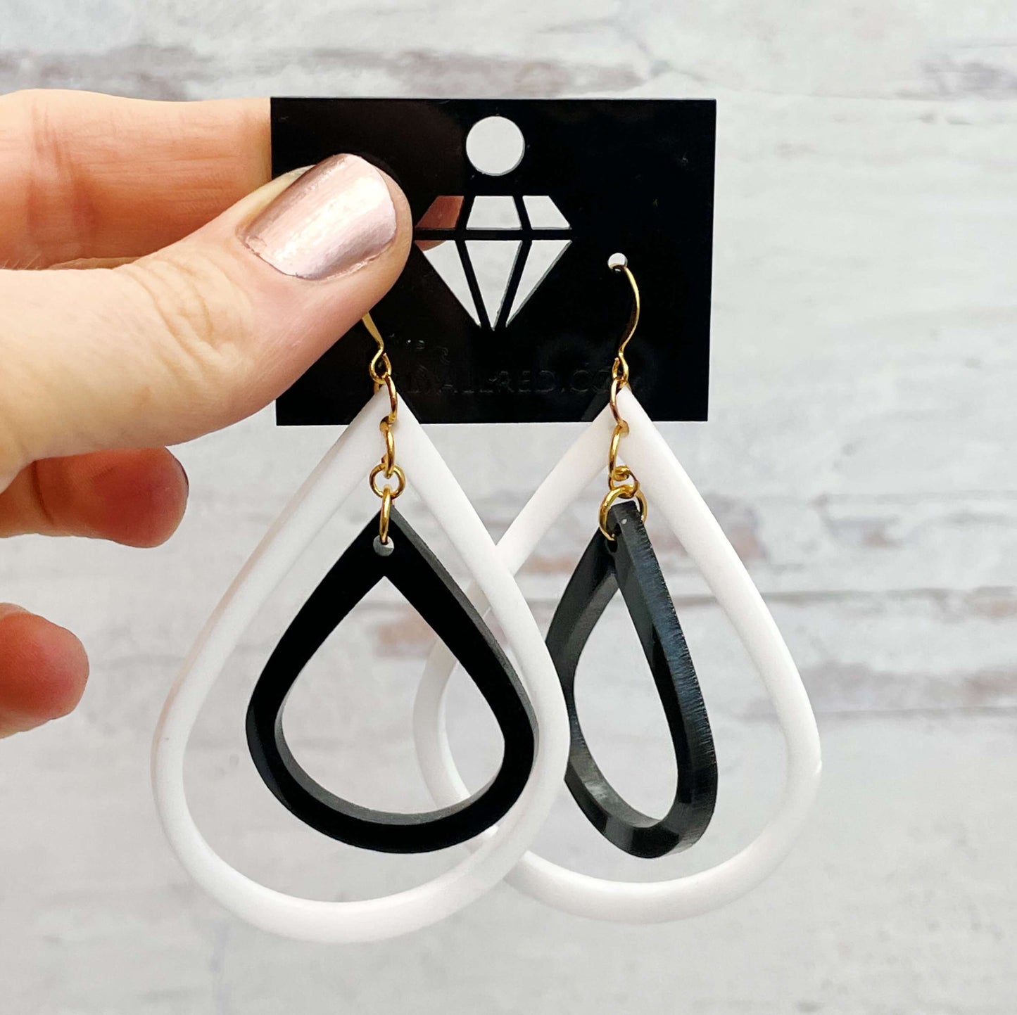 Lightweight Laser Cut Earrings - Chandelier