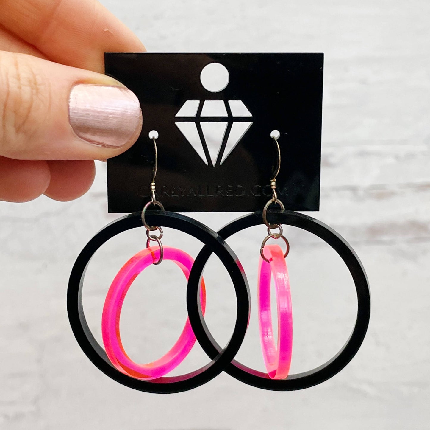 Lightweight Laser Cut Earrings - Chandelier