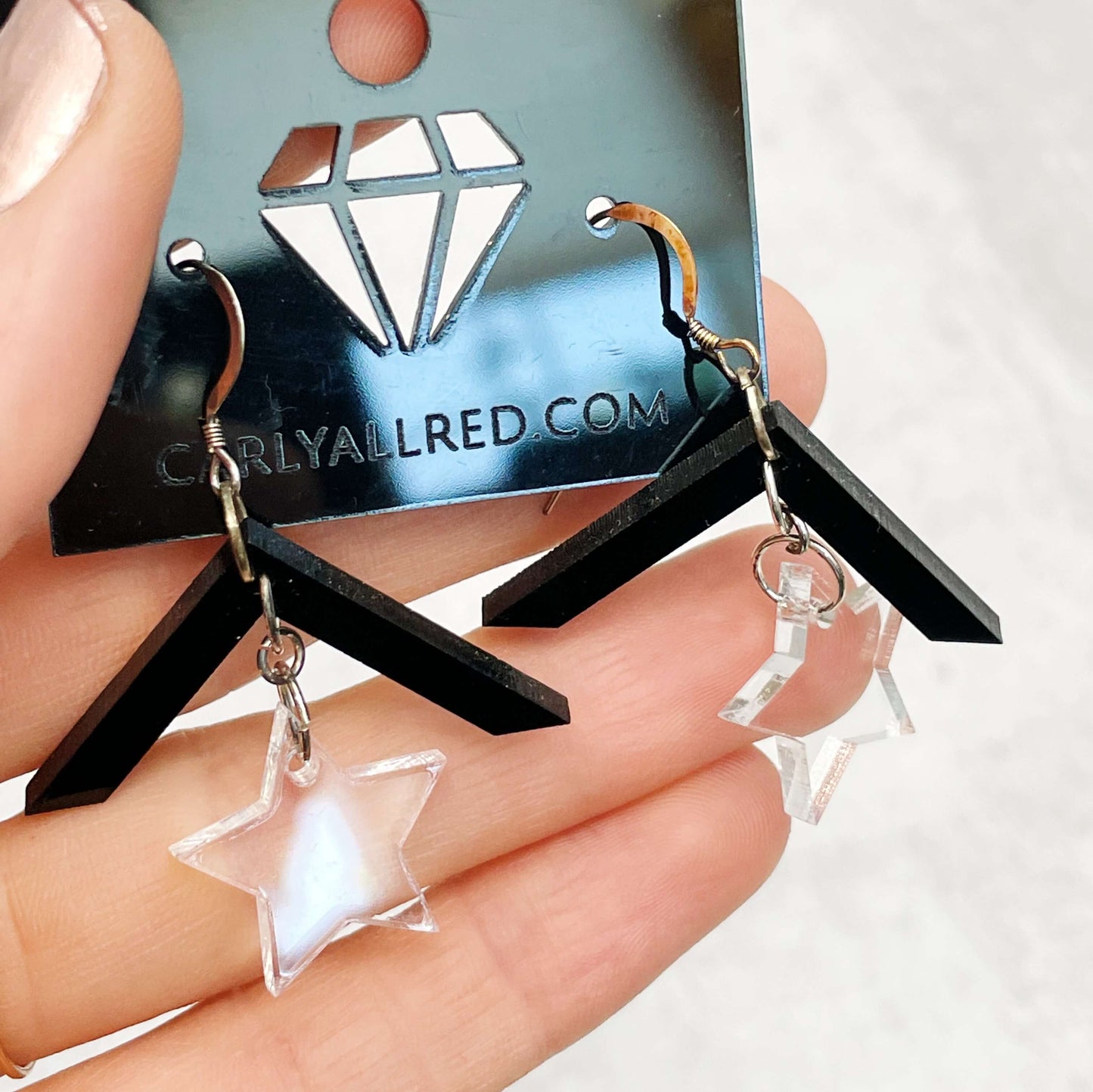 Lightweight Laser Cut Earrings - Chandelier