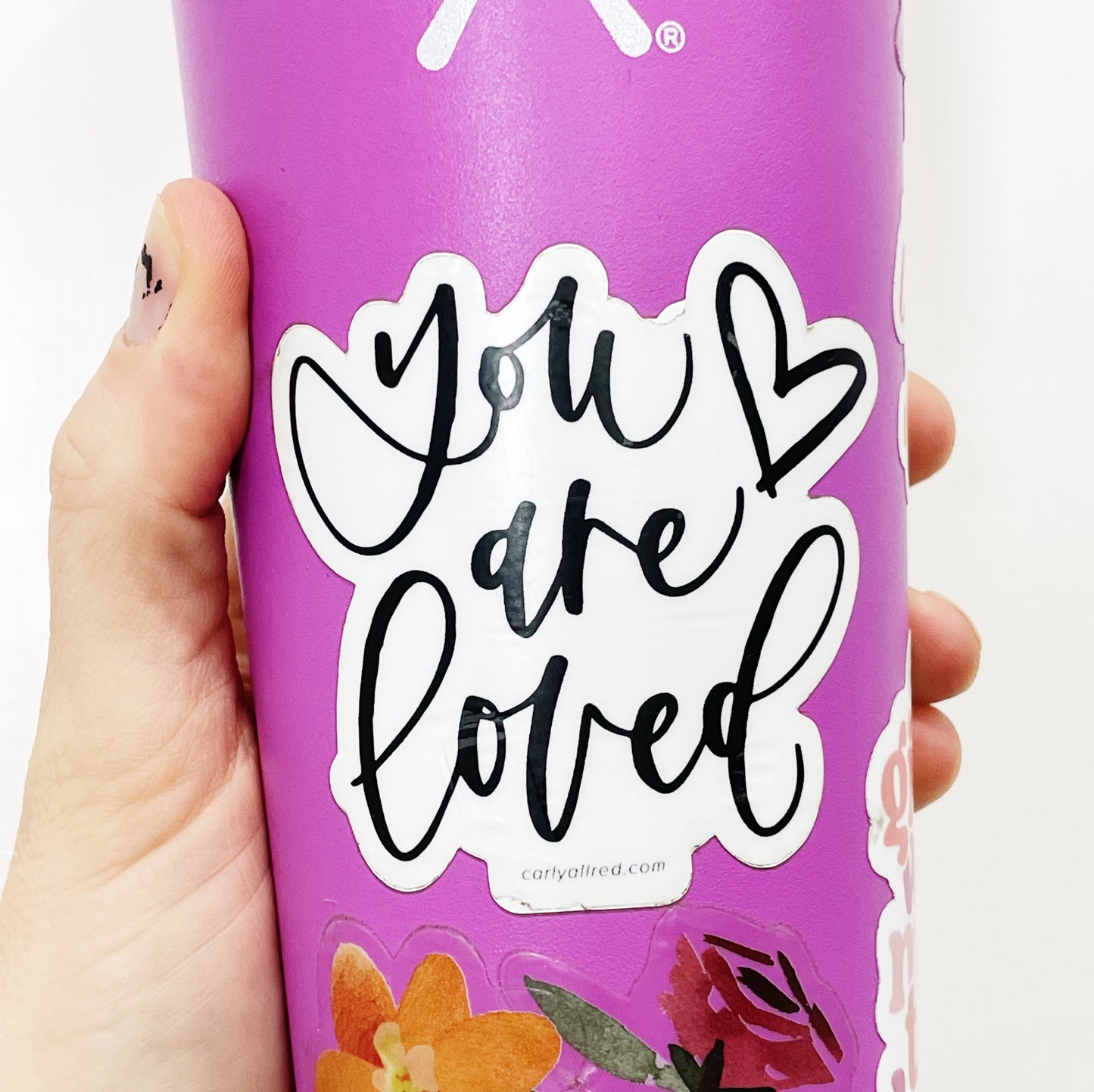 You Are Loved Sticker - Holographic or Black/White