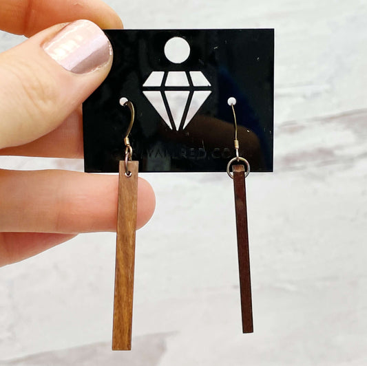 Lightweight Laser Cut Earrings - Matchstick