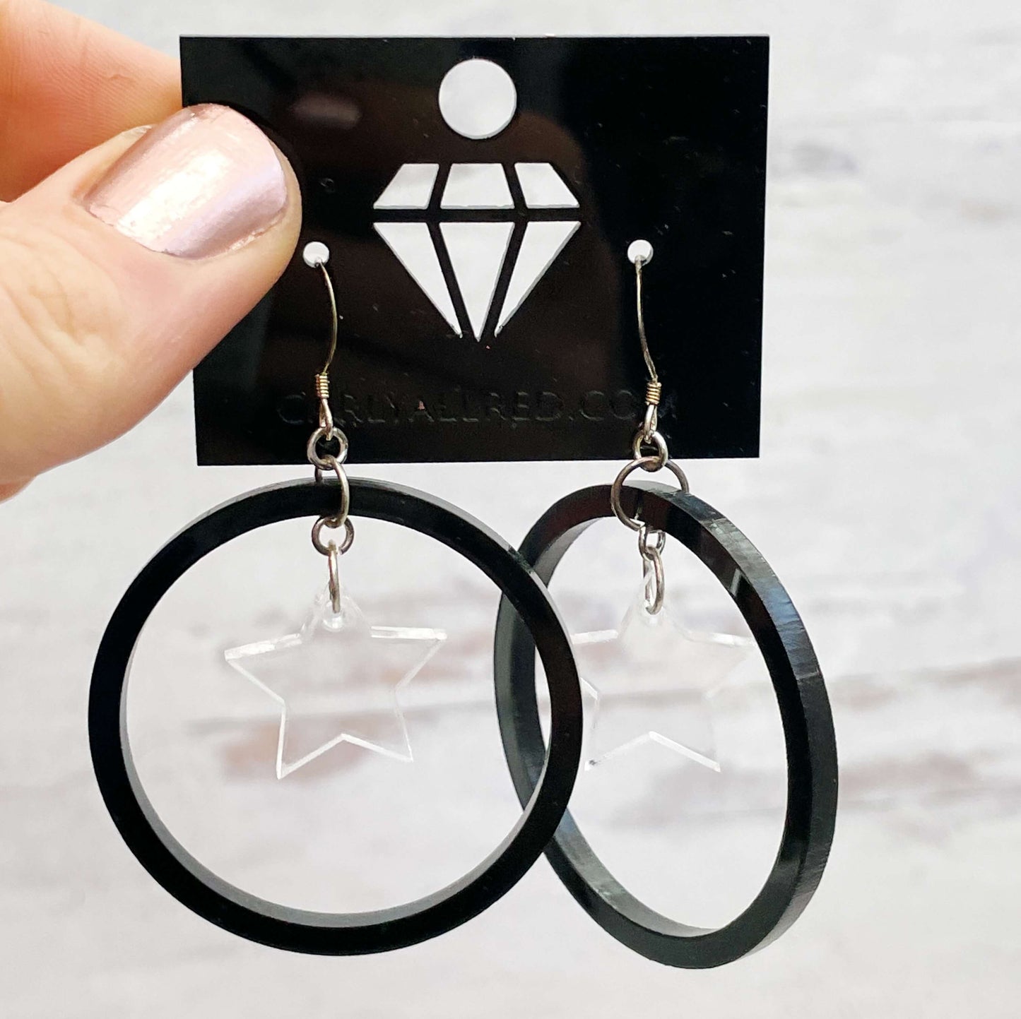 Lightweight Laser Cut Earrings - Chandelier