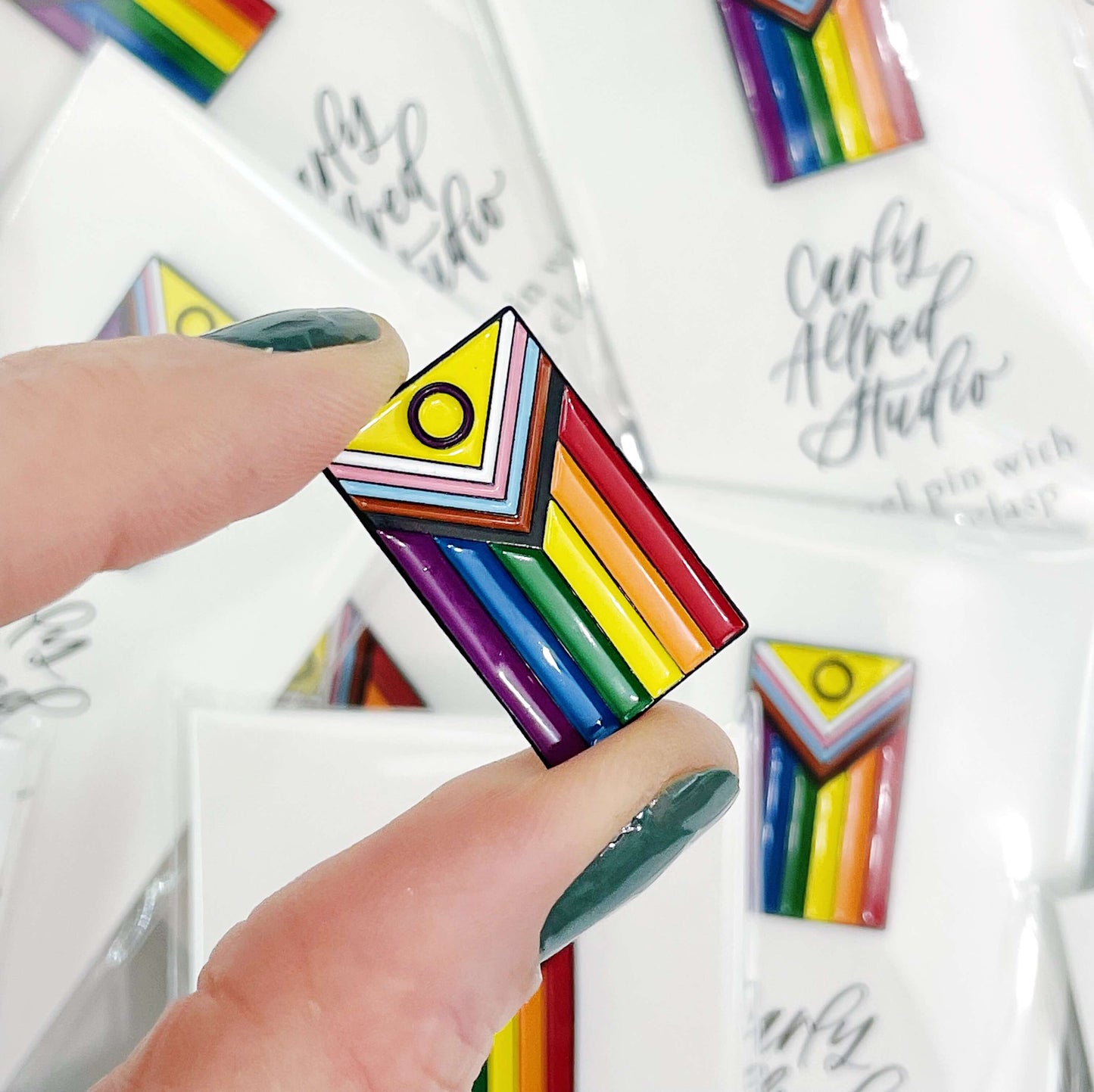 Equality Flag Enamel Pin