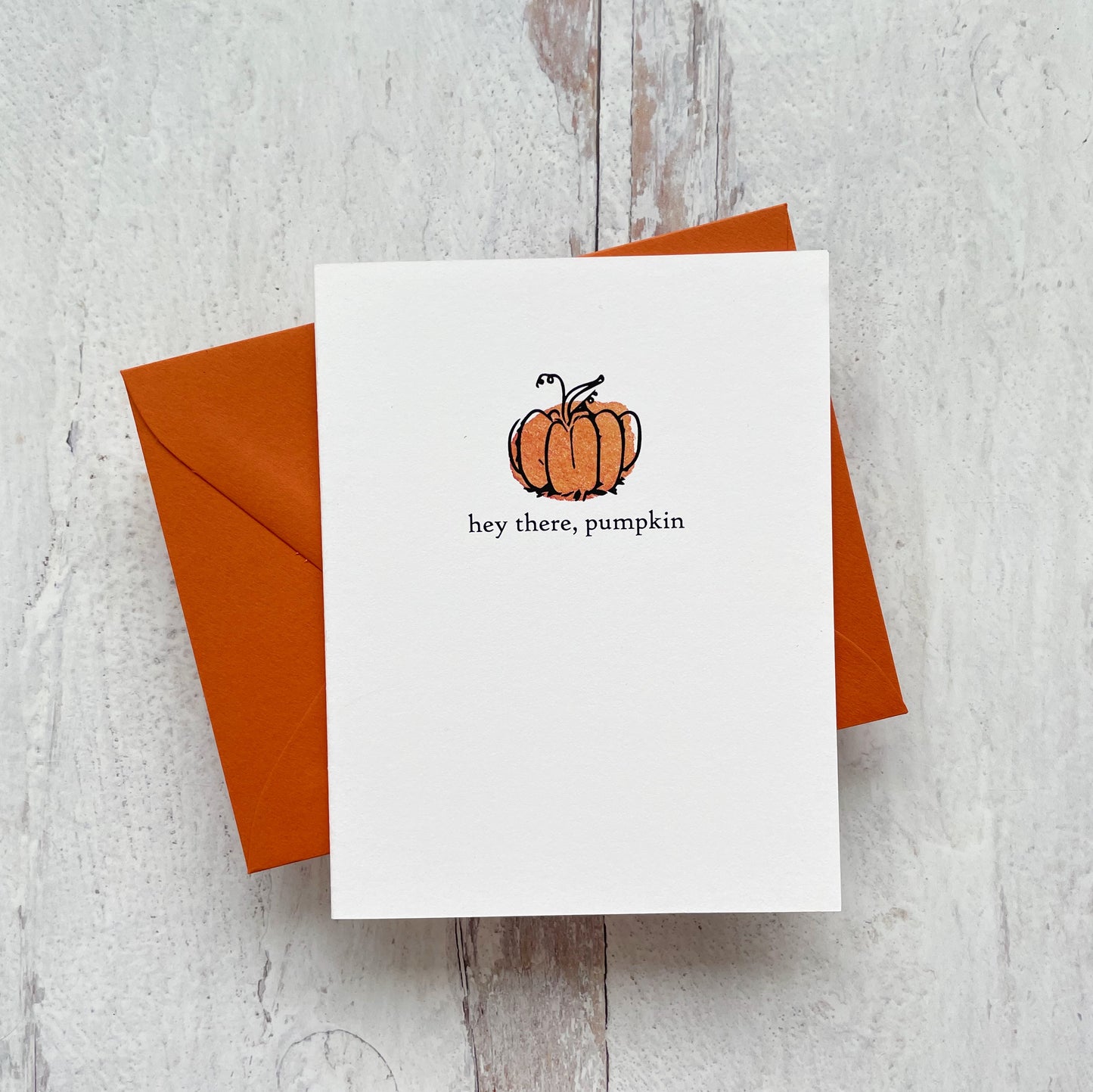 Hey There Pumpkin Card Card