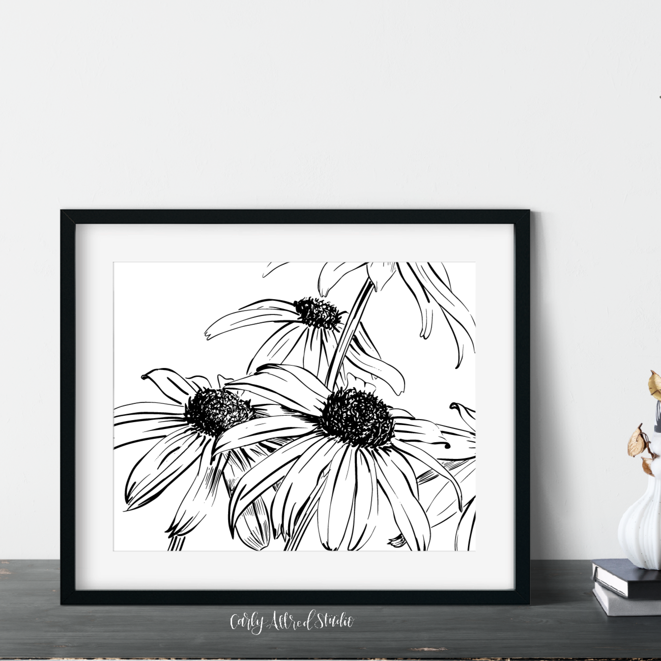 Black-Eyed Susan Floral Archival Print