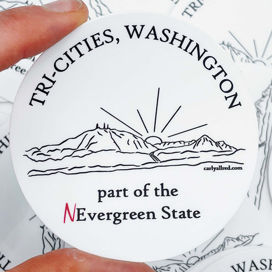 Tri-Cities, Washington Vinyl Sticker