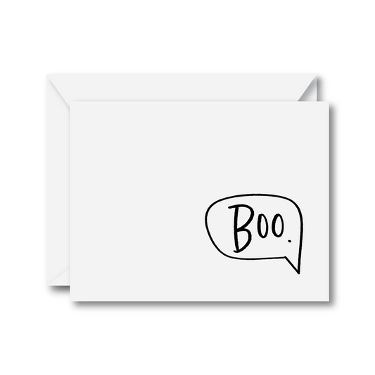 Boo Halloween Card