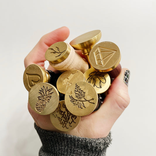 Pre-Assembled Adhesive Wax Seals (set of 25)