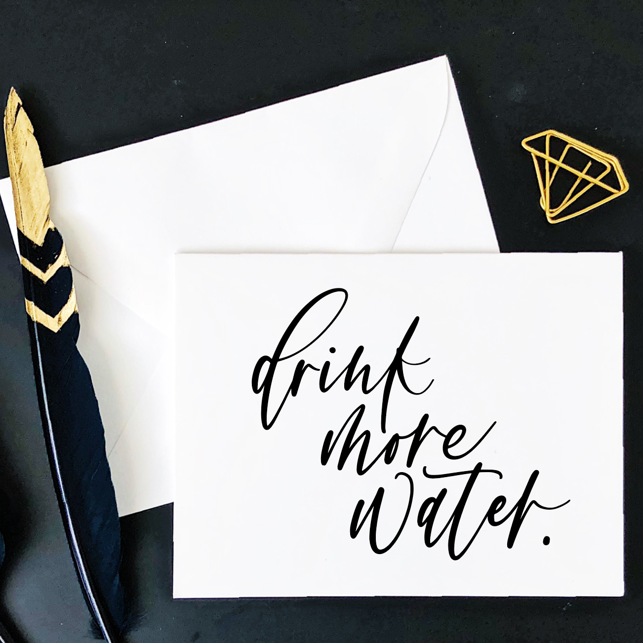 Drink More Water Card