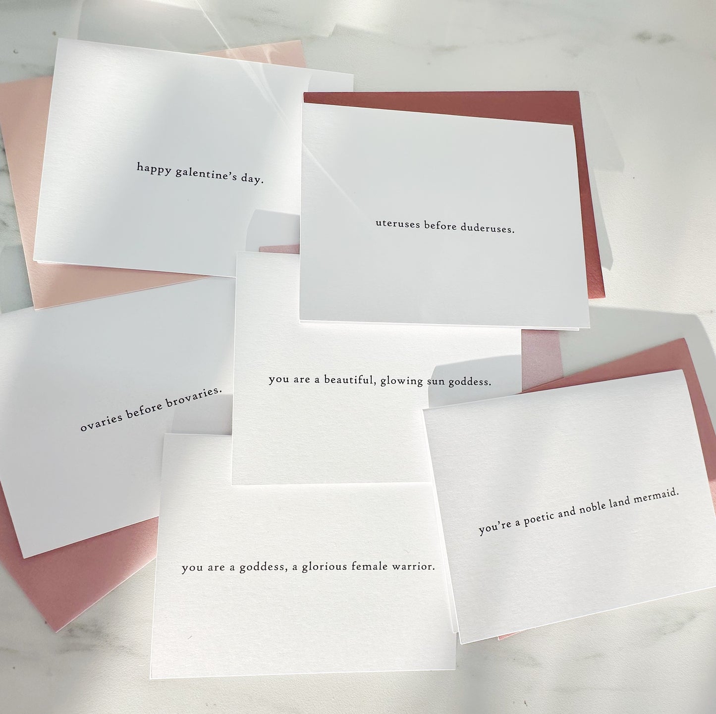 Galentine's Cards Box Set of 6
