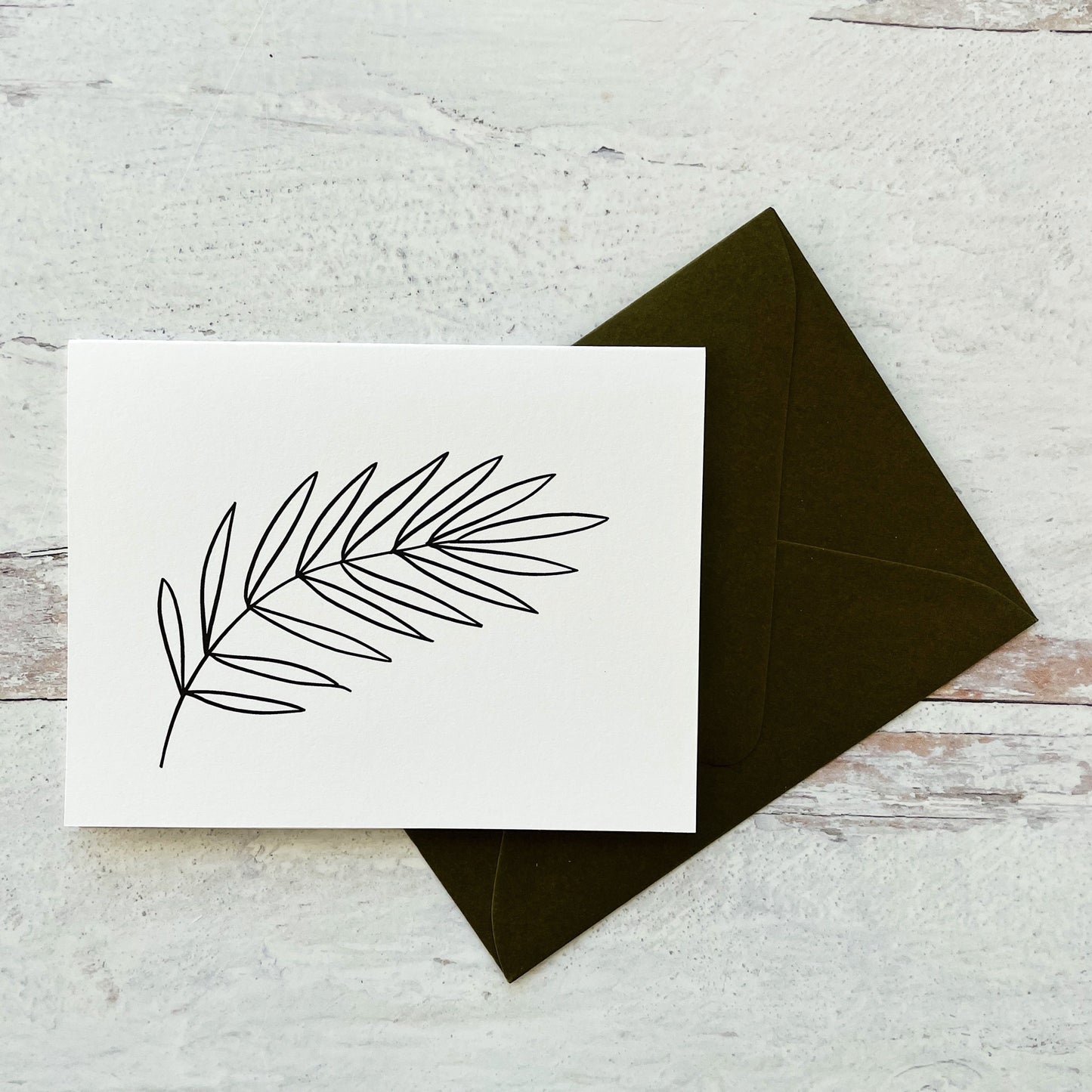 Fern Illustration Card