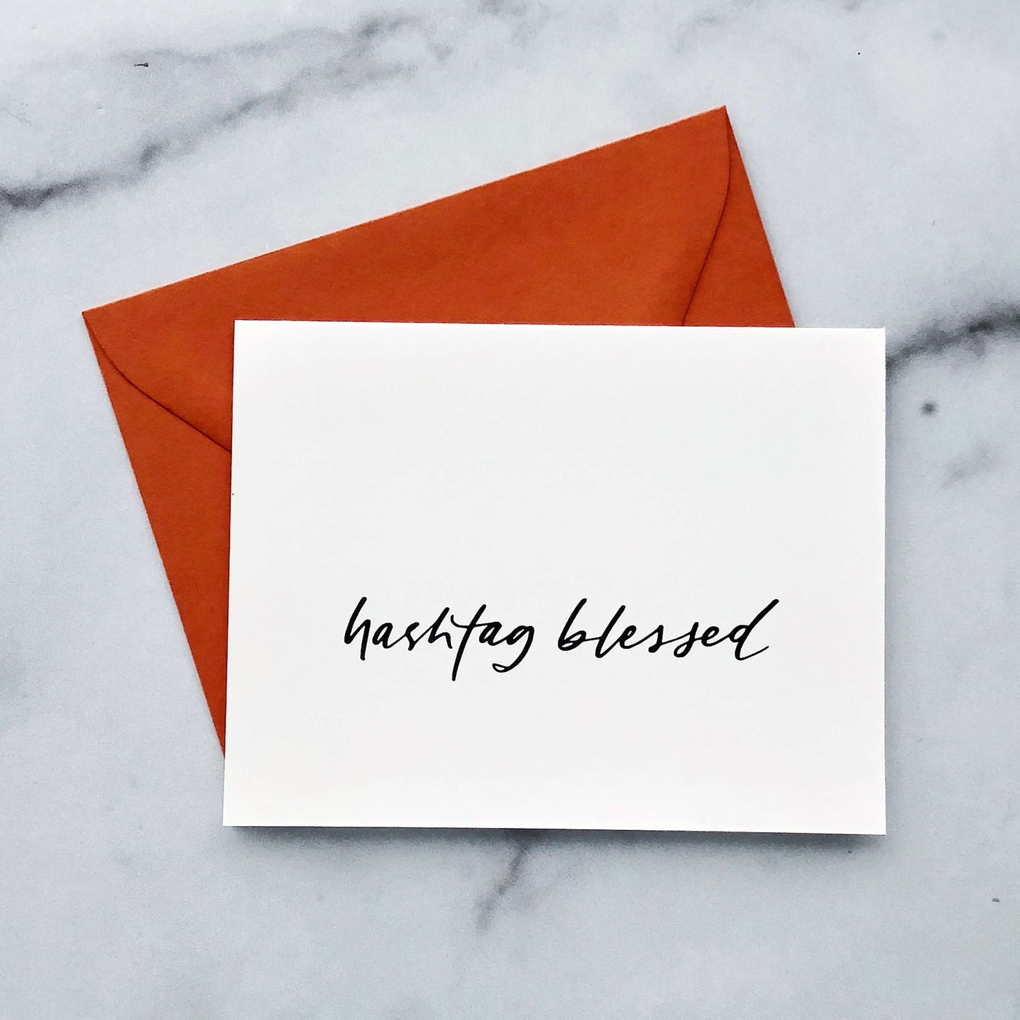 Hashtag Blessed Card