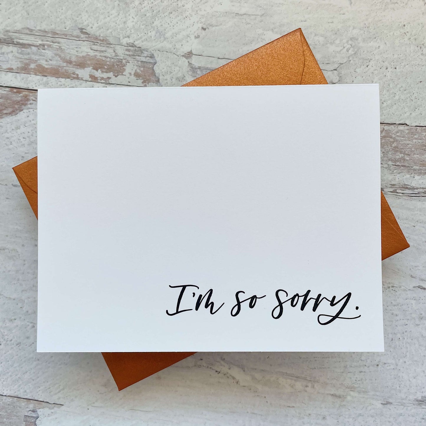 I'm So Sorry Card