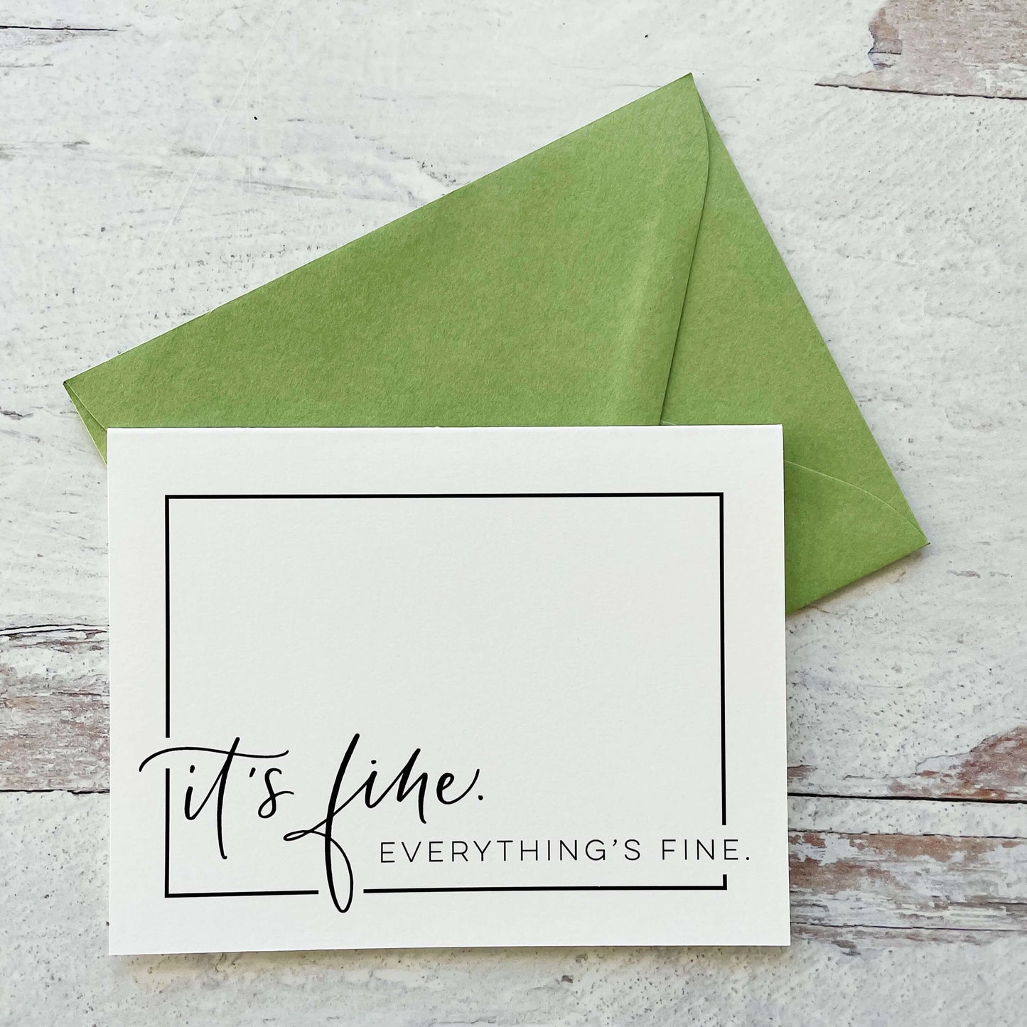 It’s Fine. Everything's Fine Card