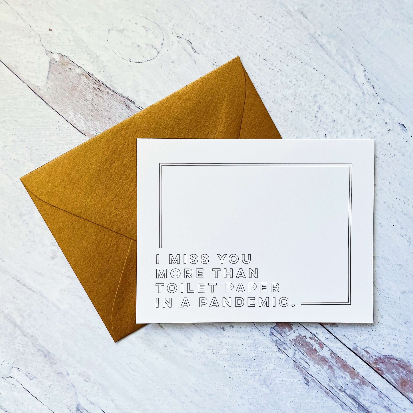 I Miss You More Than Toilet Paper in a Pandemic Card
