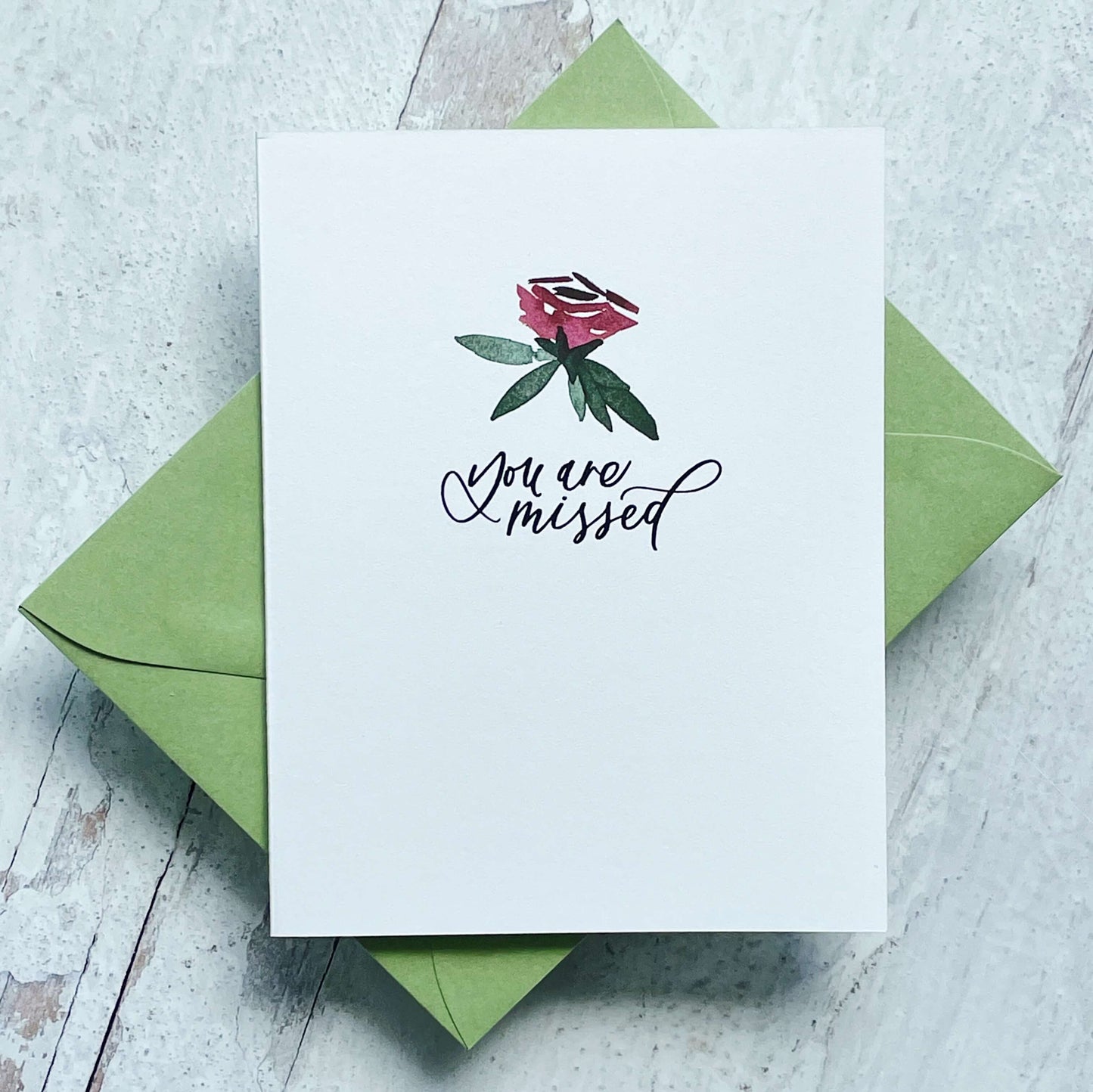 You Are Missed Card