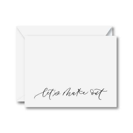 Let's Make Out Card