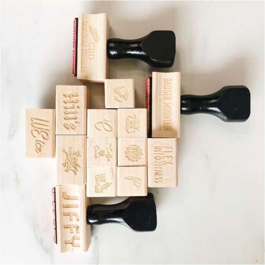 Custom Logo Stamp (Wooden OR Self-Inking)