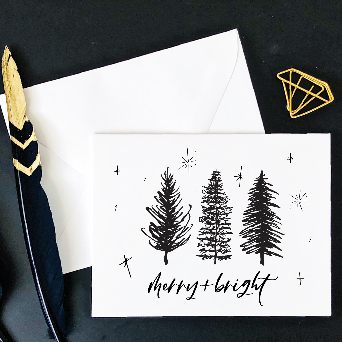 Merry + Bright Card