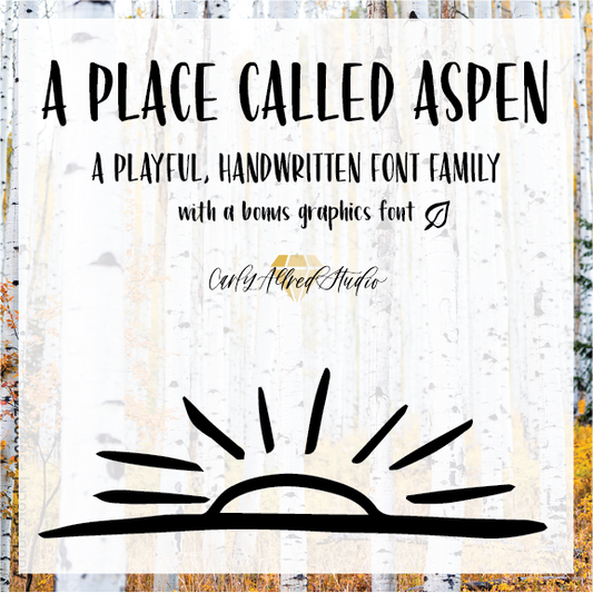 A Place Called Aspen Typeface