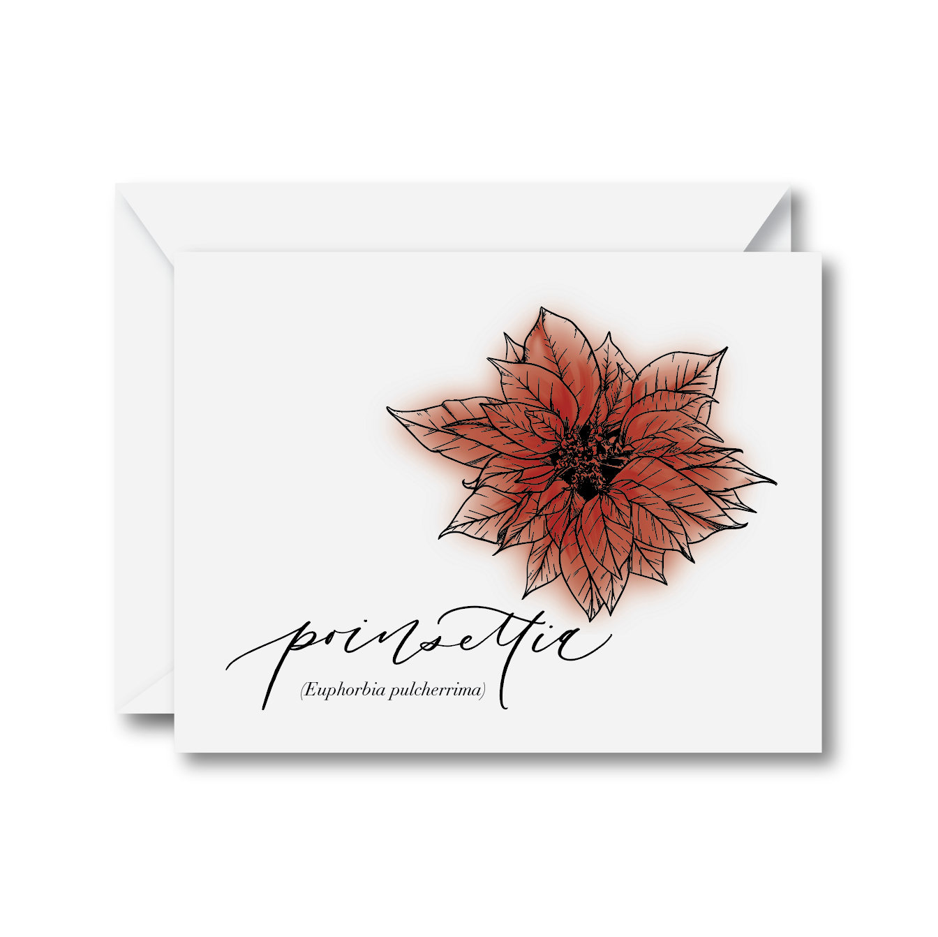 Poinsettia Card