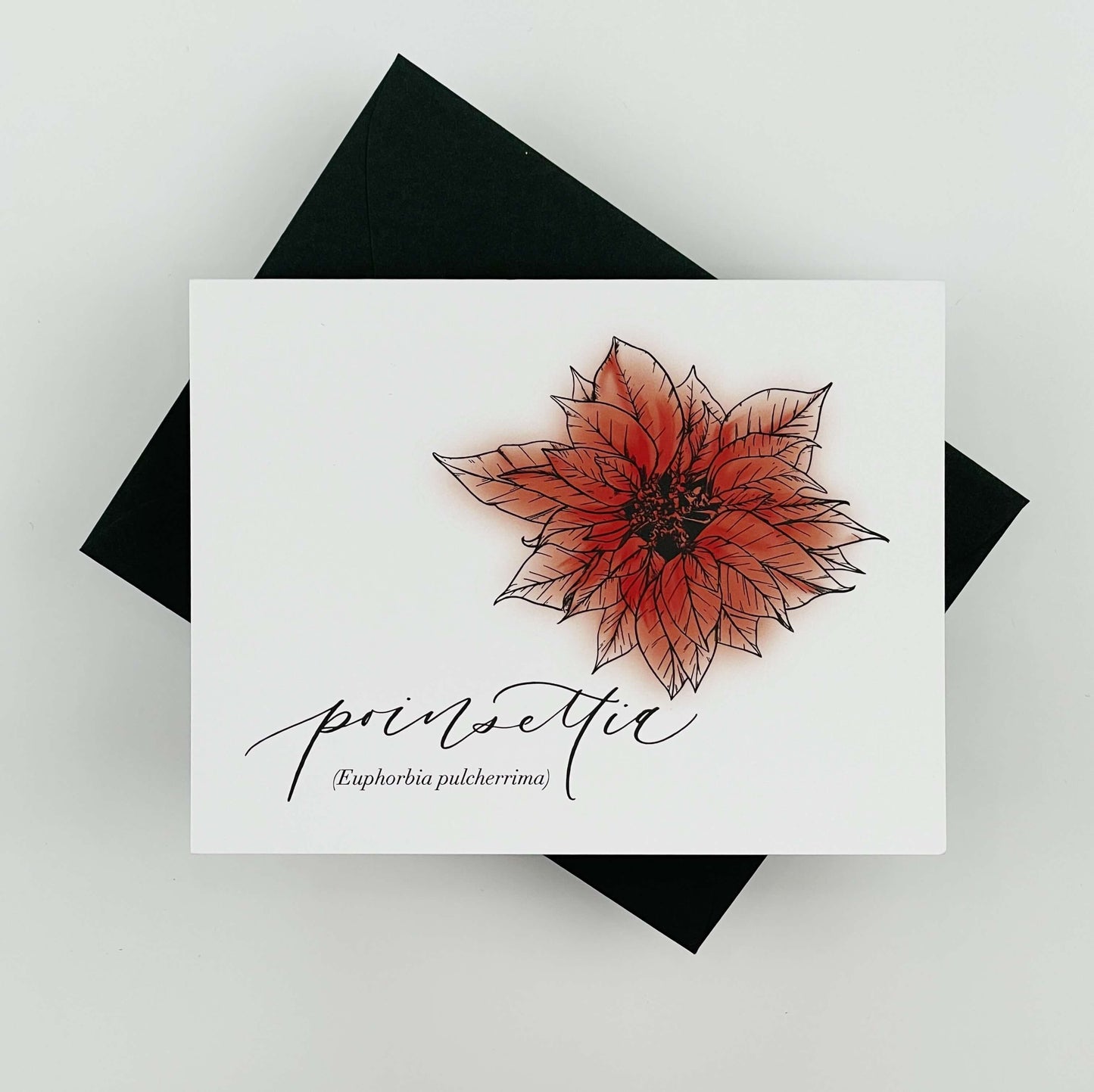 Poinsettia Card