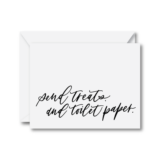 Send Treats and Toilet Paper Card