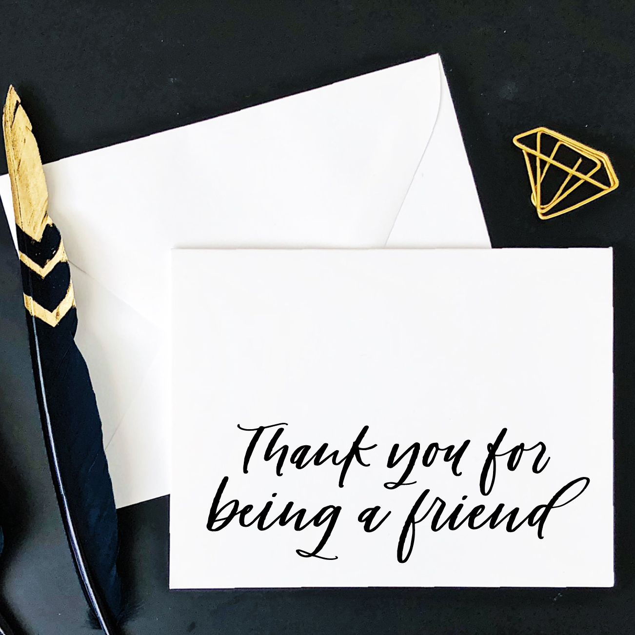 Thank You For Being a Friend Card