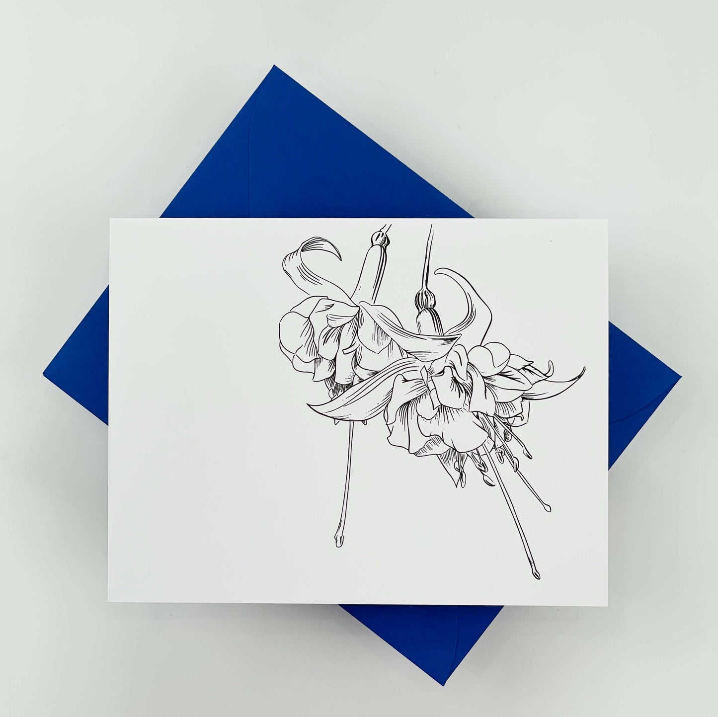 Trailing Fuchsia Floral Card