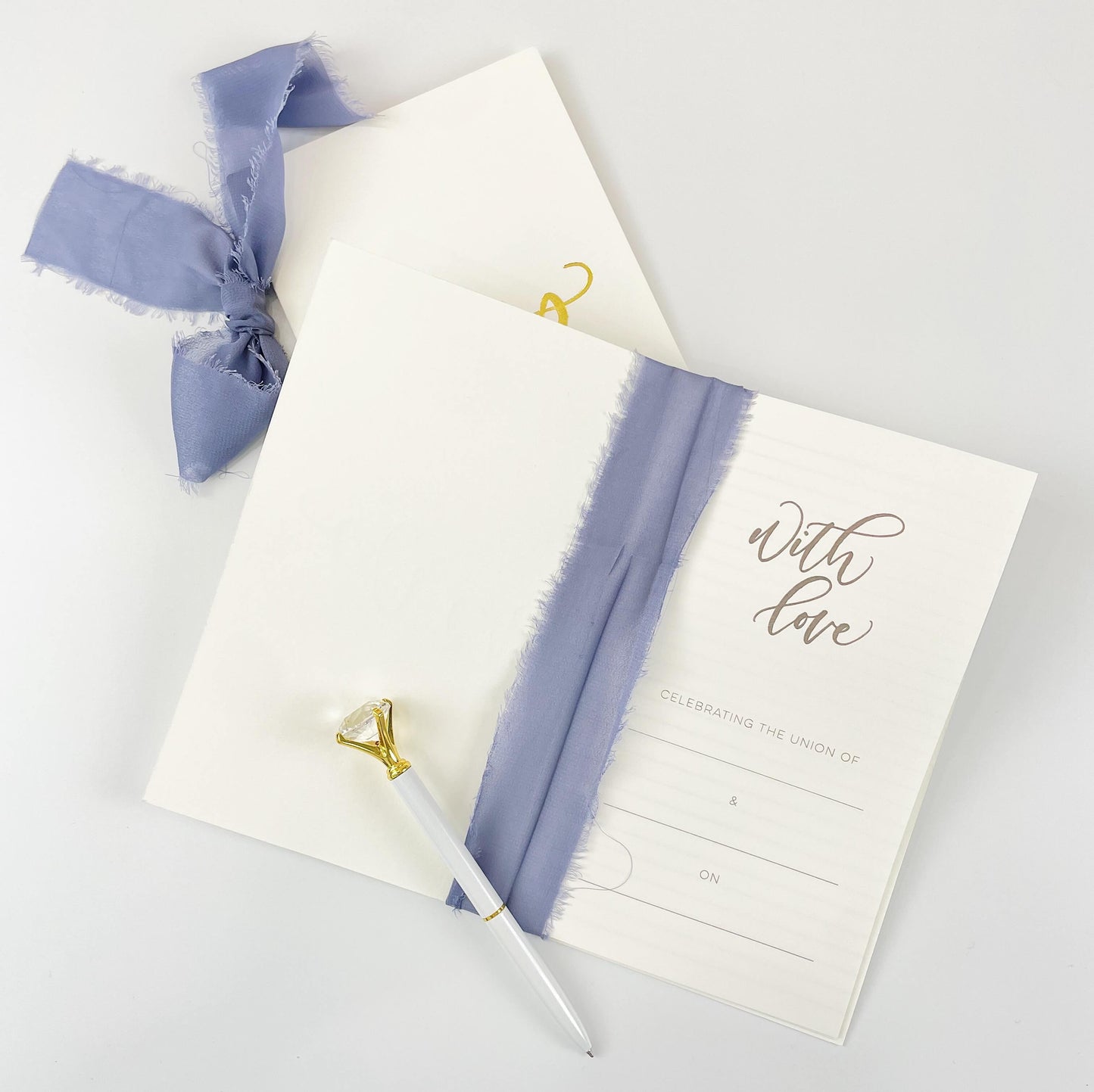 Large Foil Pressed Vow Books (Set of 2)