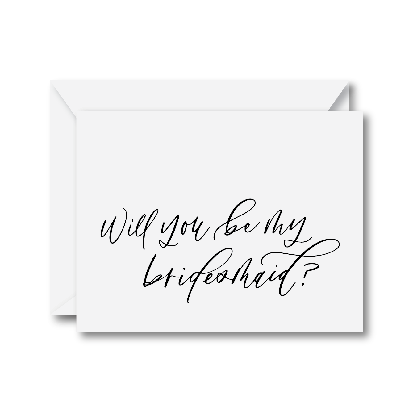 Will You Be My Bridesmaid Card