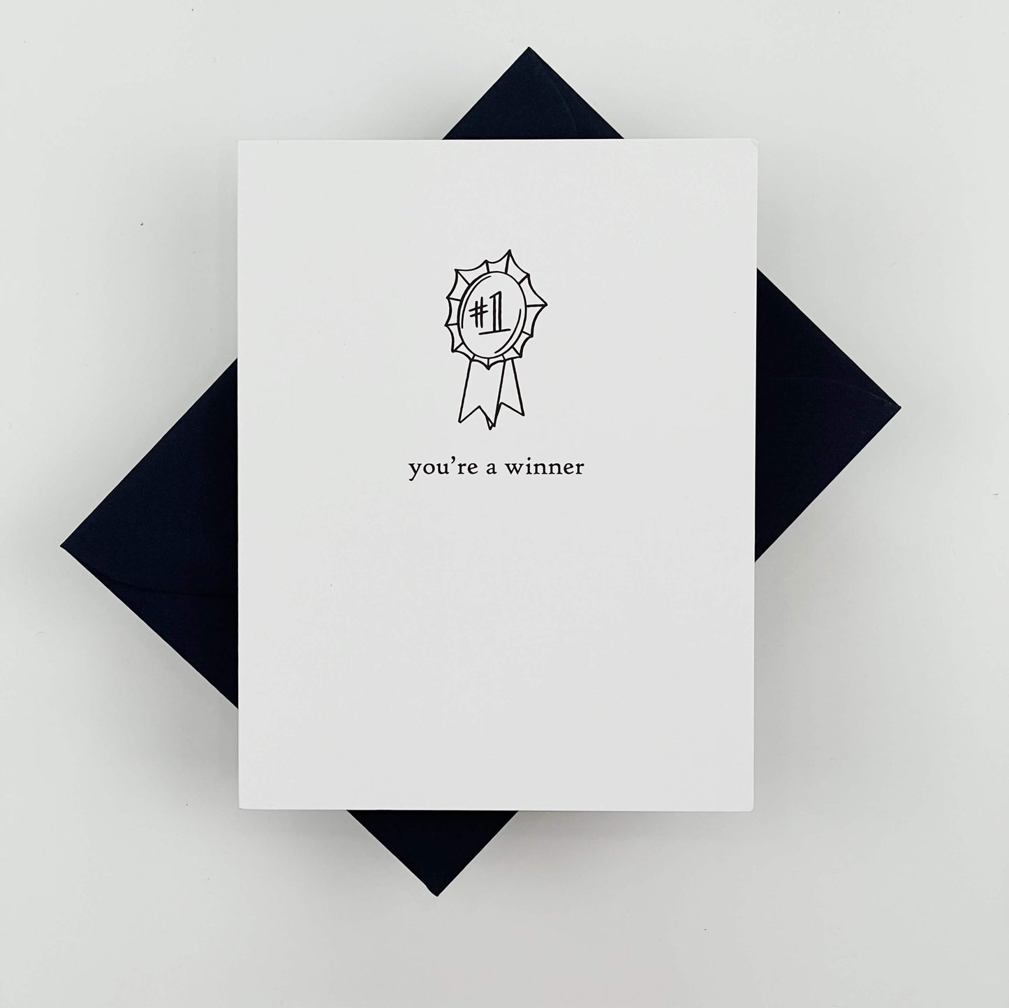 You're a Winner card