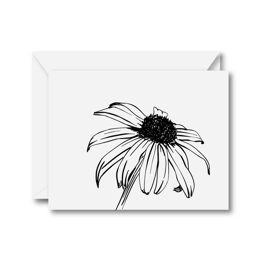 Black Eyed Susan Floral Card