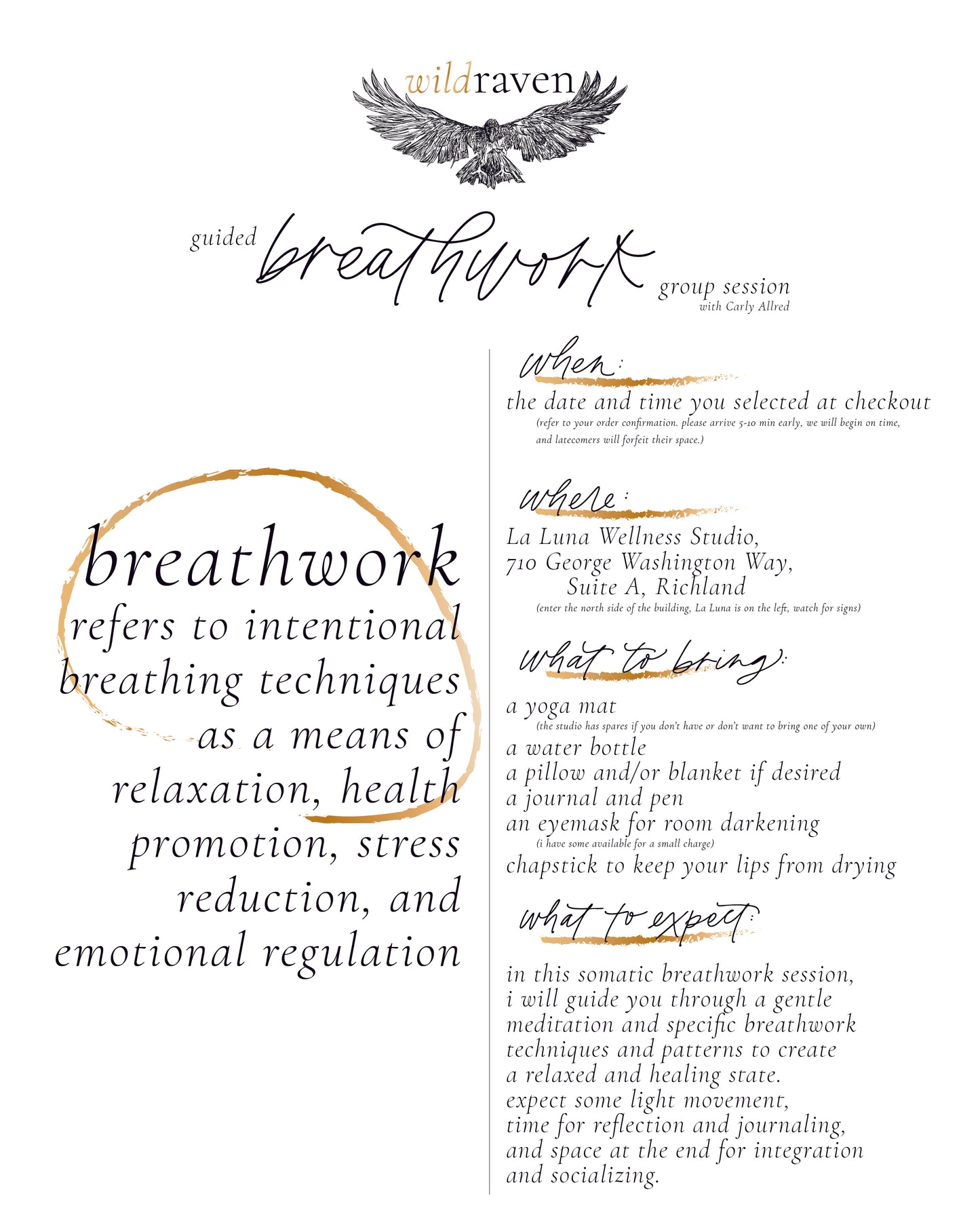 Wild Raven In-Person Breathwork and Soundbath