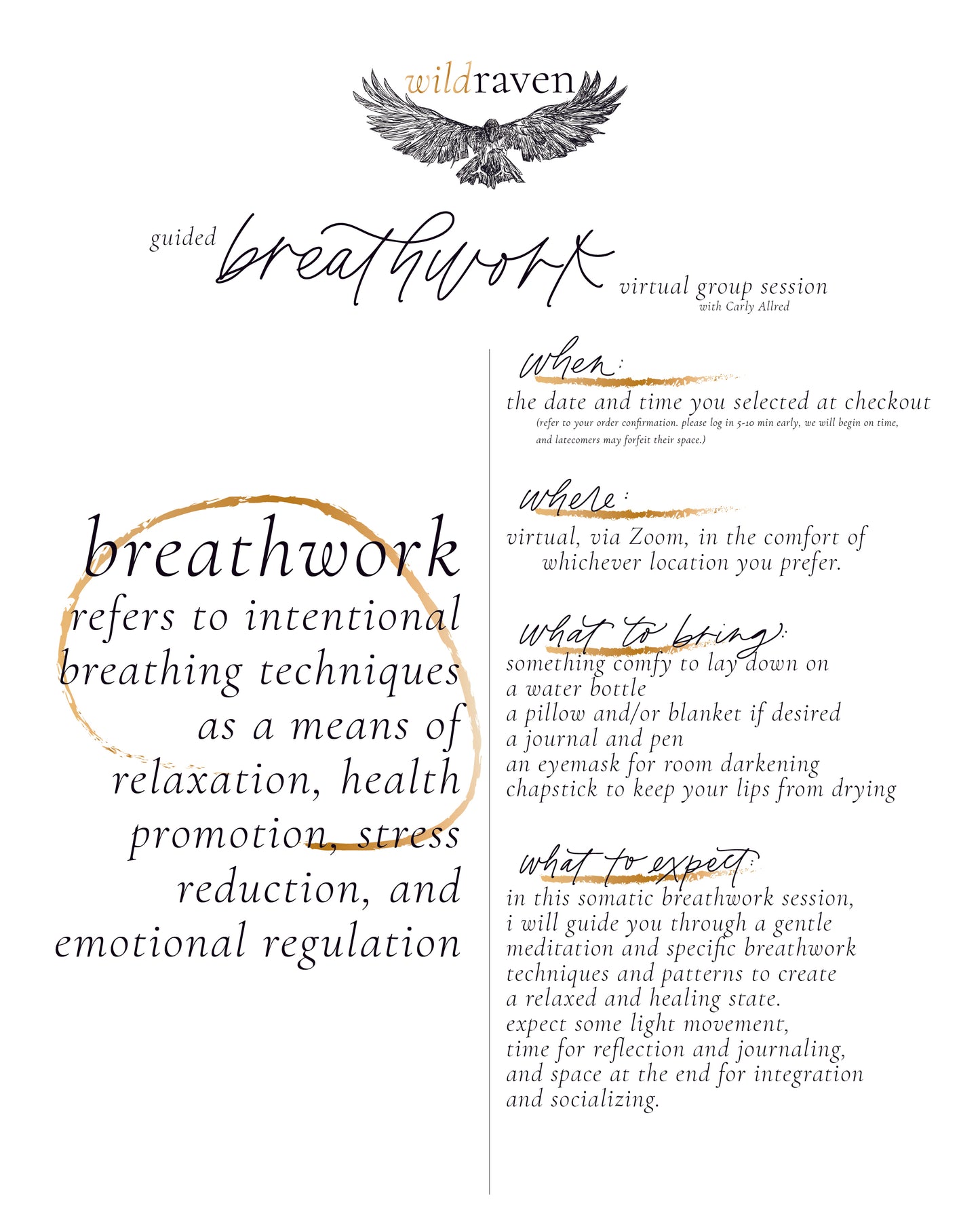 LIVE, VIRTUAL Breathwork Session