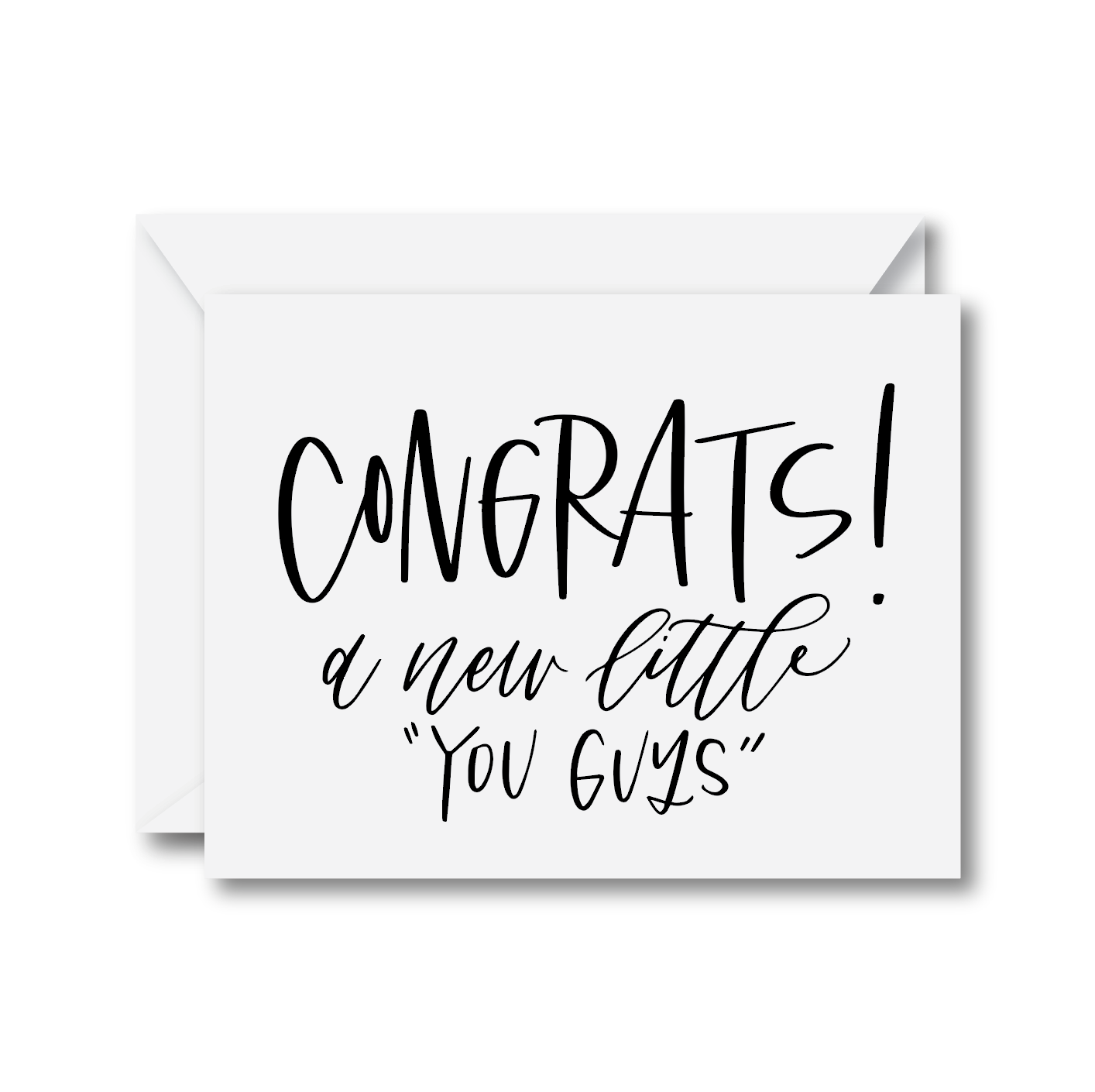 Congrats! A New Little “You Guys” Card
