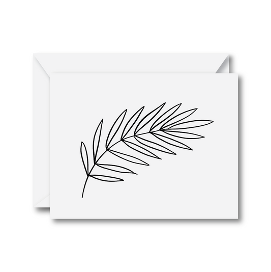 Fern Illustration Card