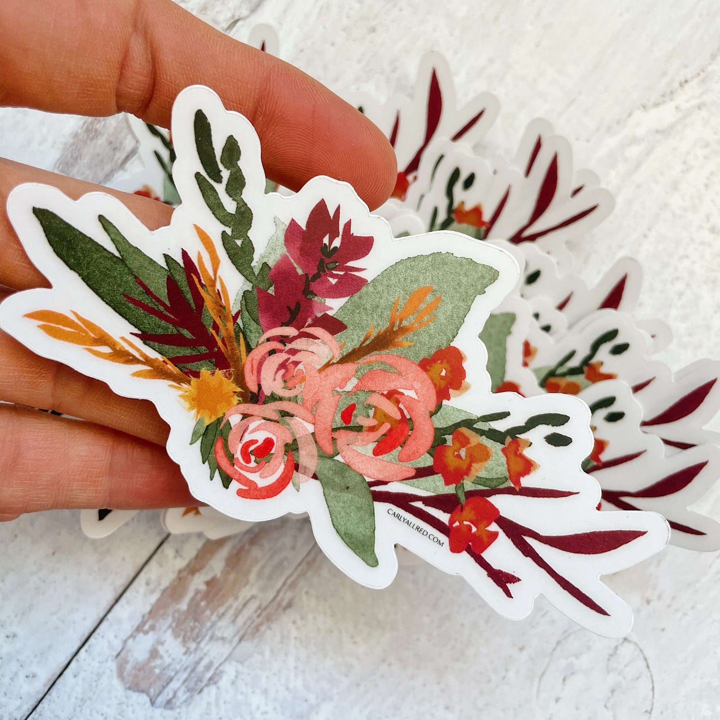 Watercolor Stickers - Transparent Back