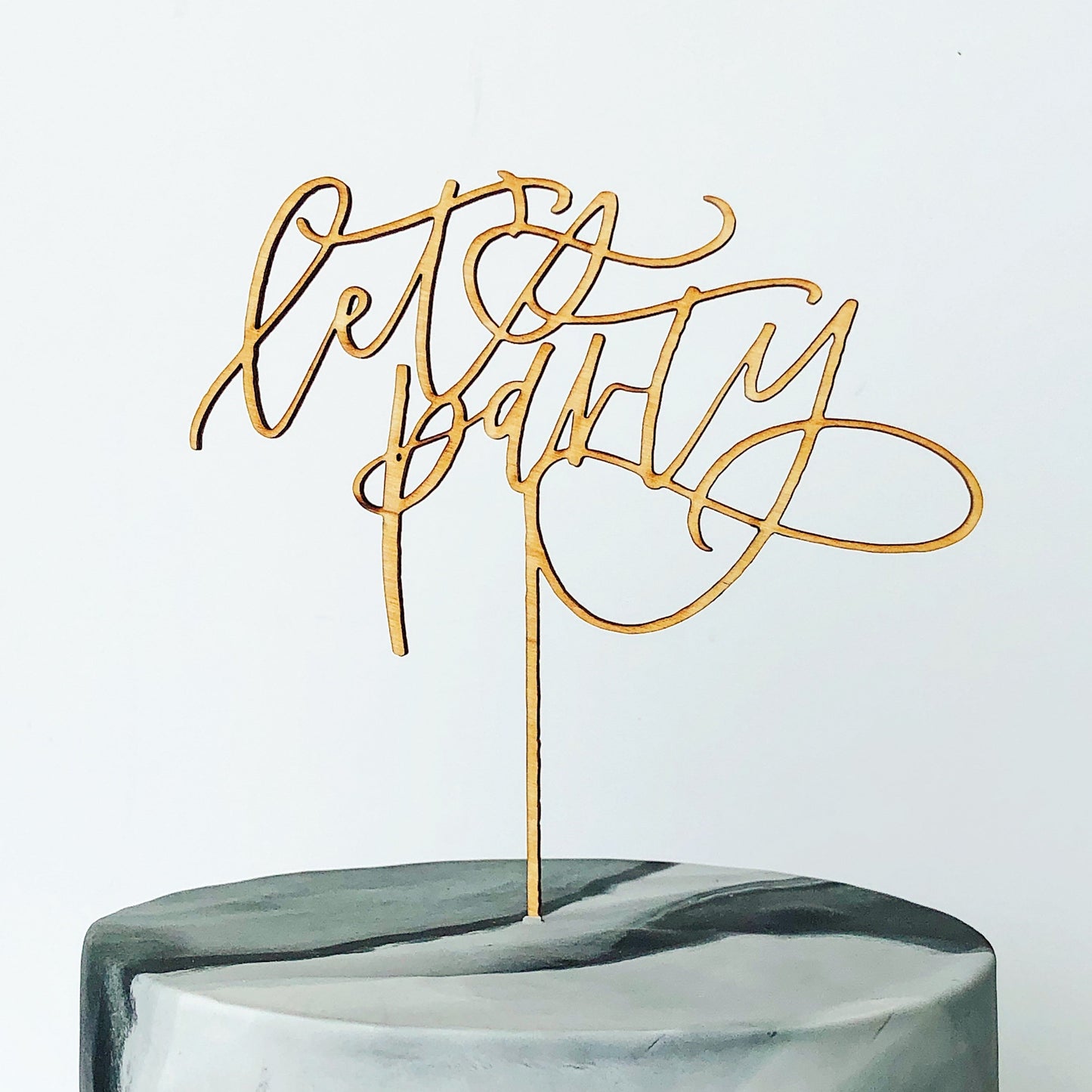 Let's Party! Cake Topper