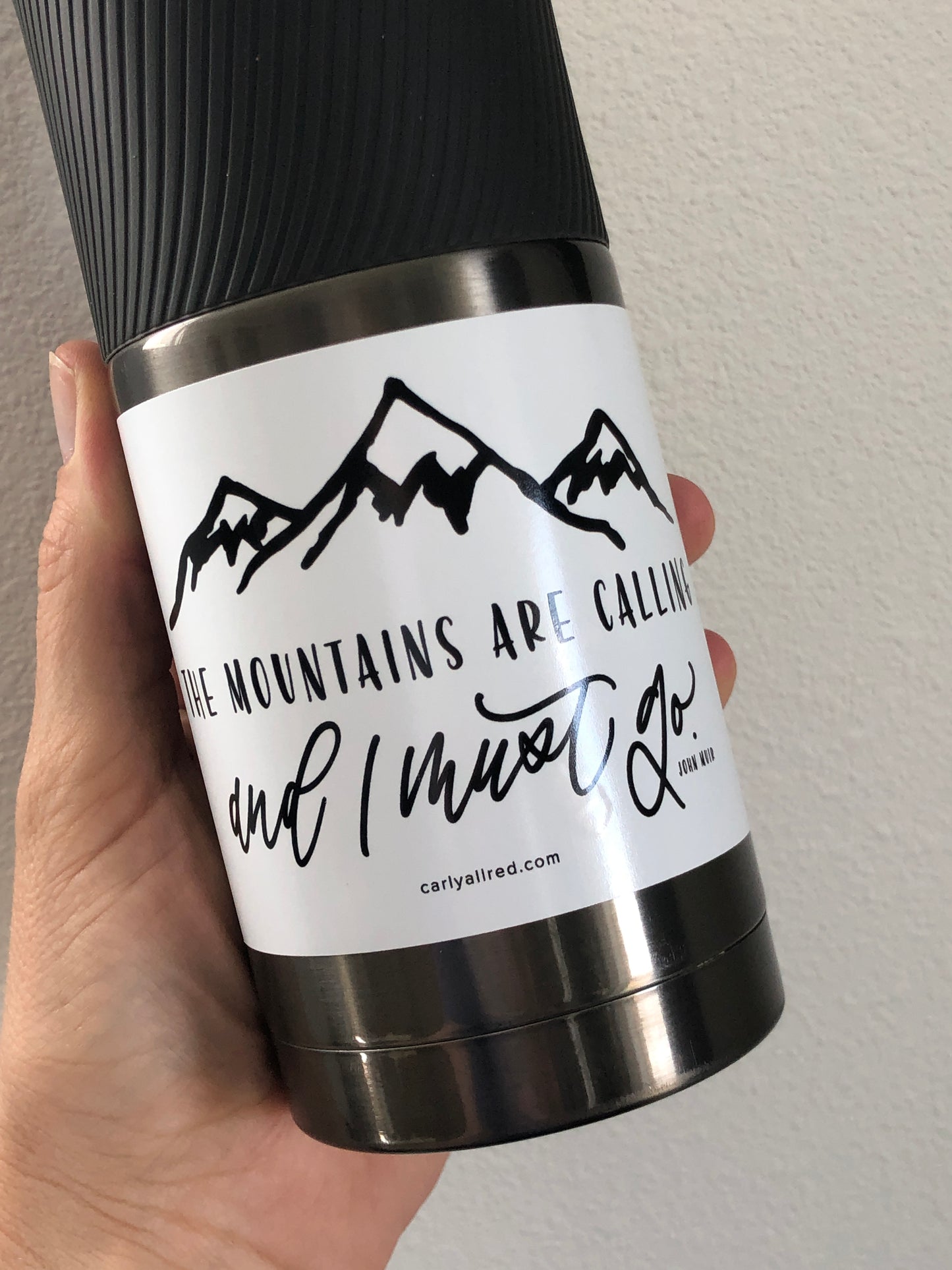 The Mountains Are Calling and I Must Go Sticker