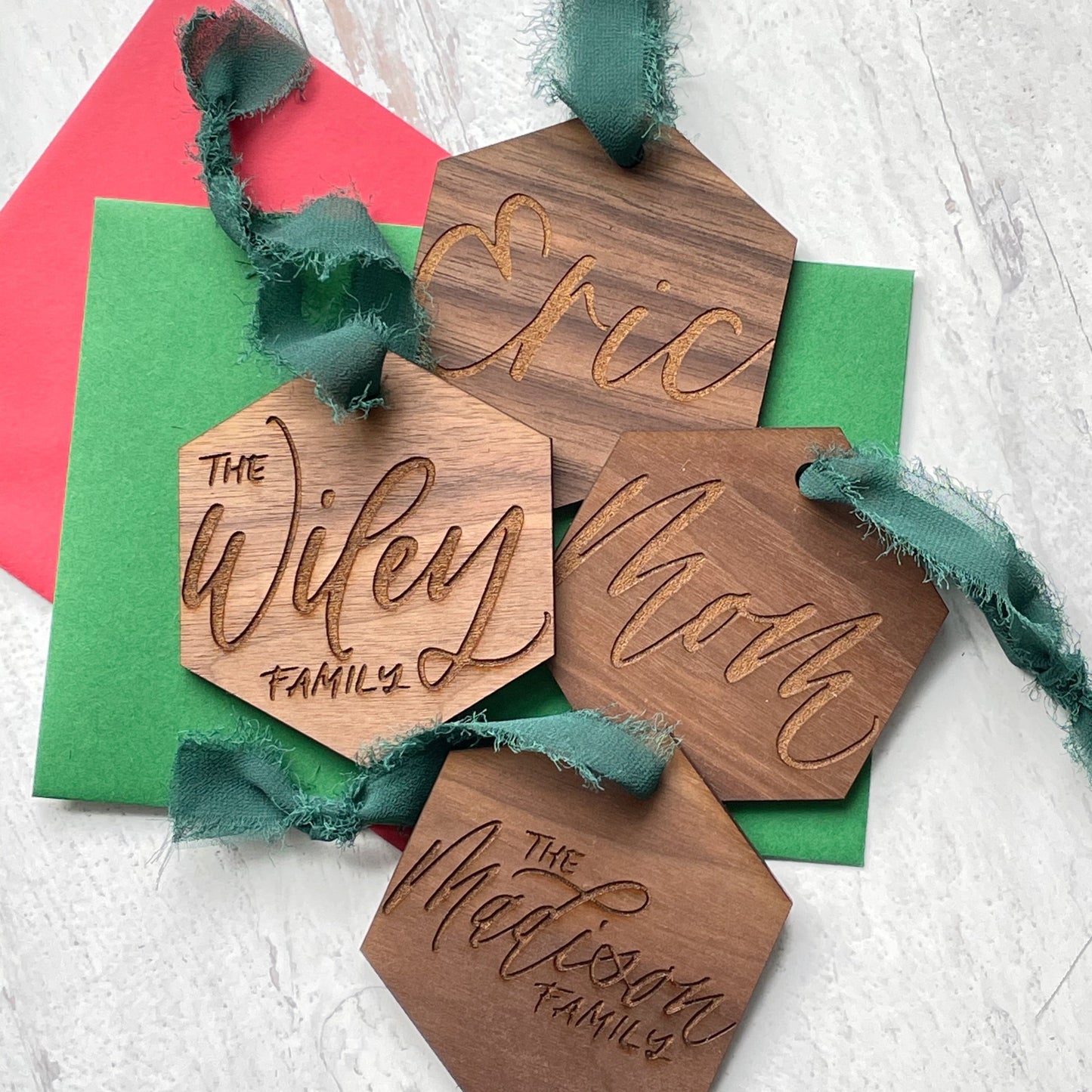 Personalized Wooden Ornaments