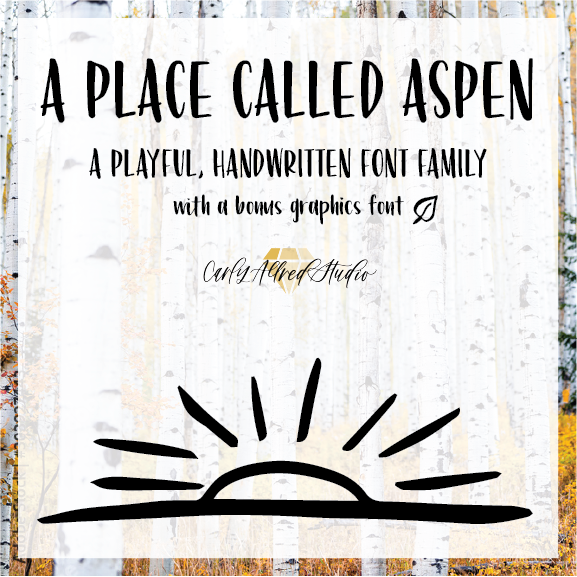 A Place Called Aspen Typeface