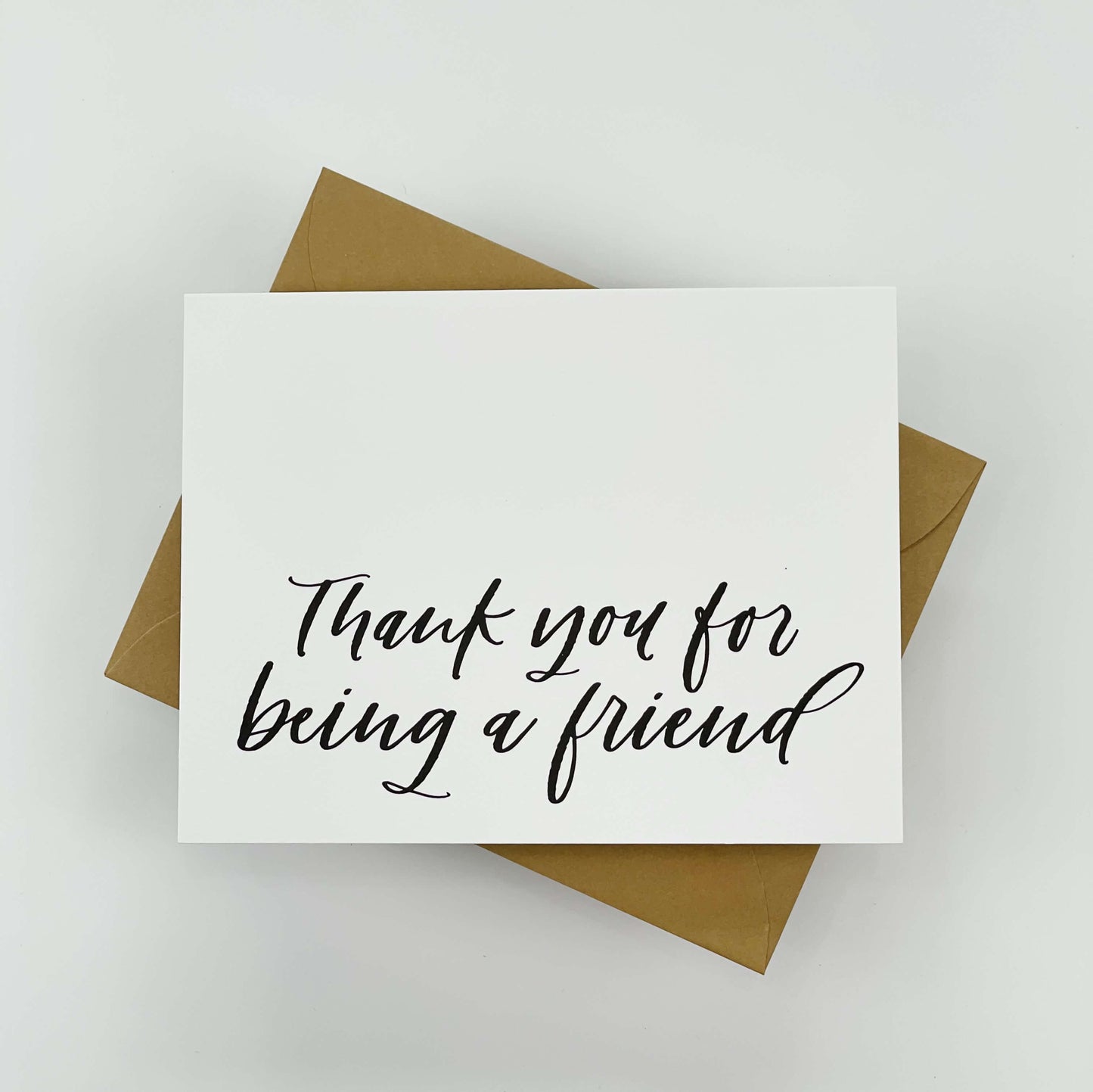 Thank You For Being a Friend Card