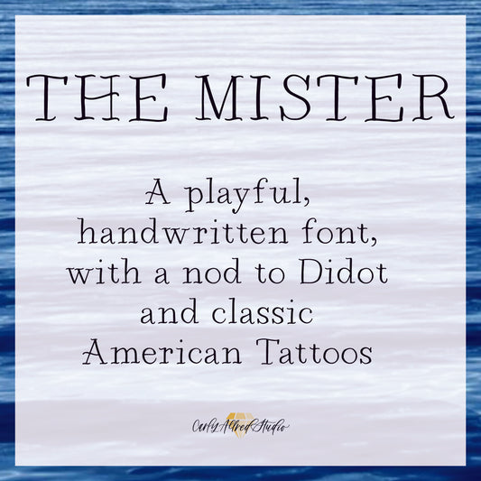 The Mister Typeface / Downloadable Font