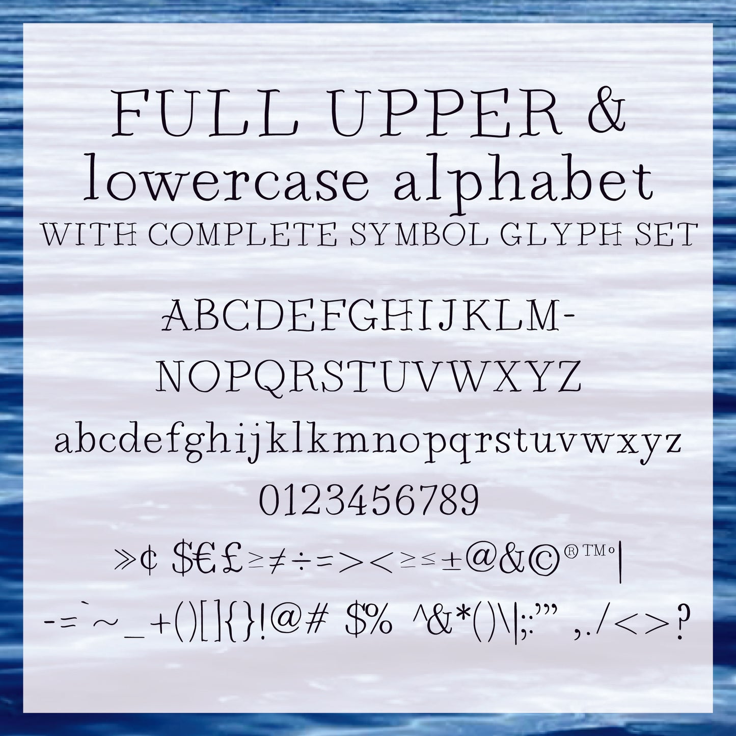 The Mister Typeface / Downloadable Font