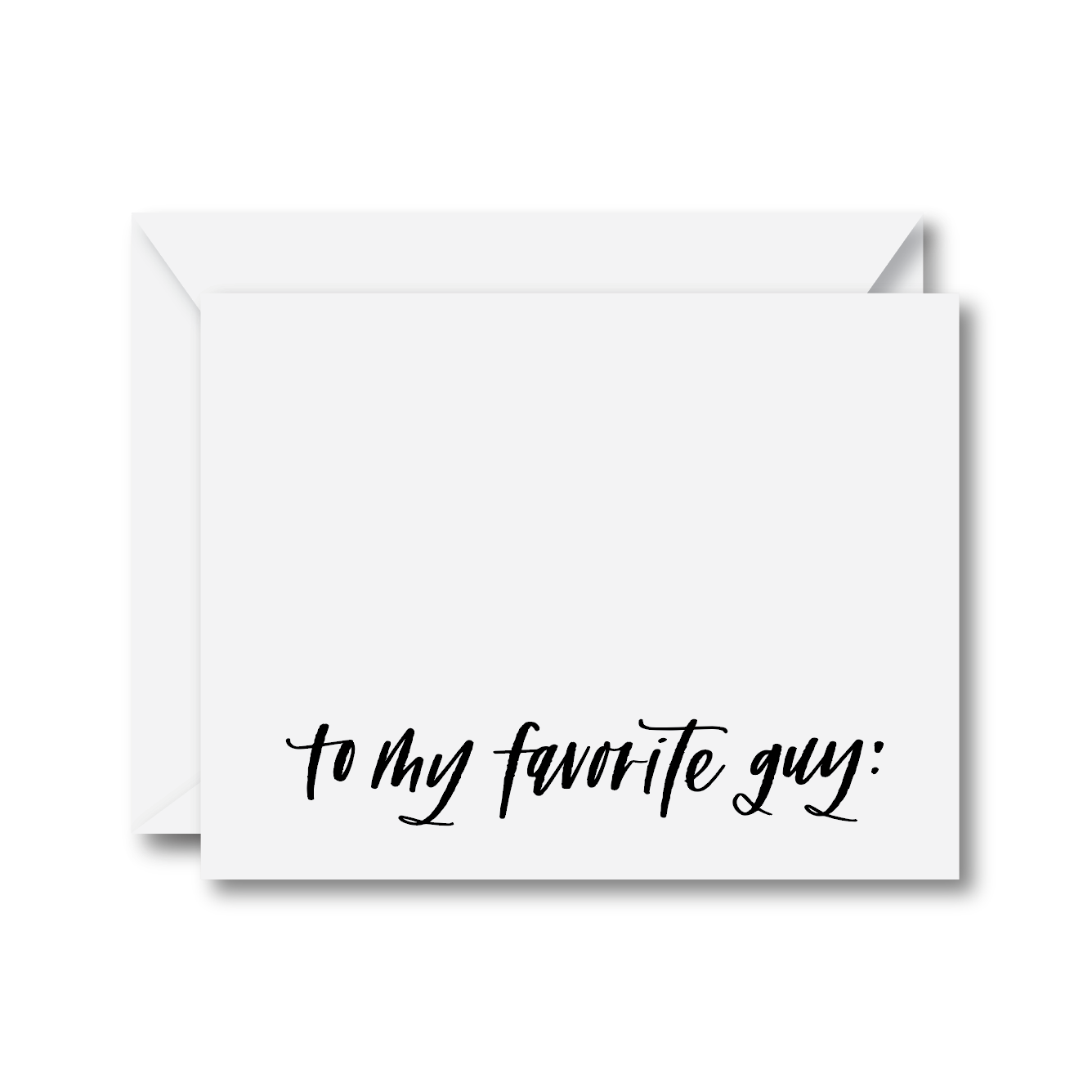 To My Favorite Guy Card